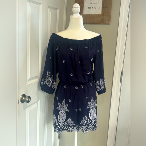 FARM Rio for Anthropologie - Jackie Embroidered Romper - Picture 7 of 16